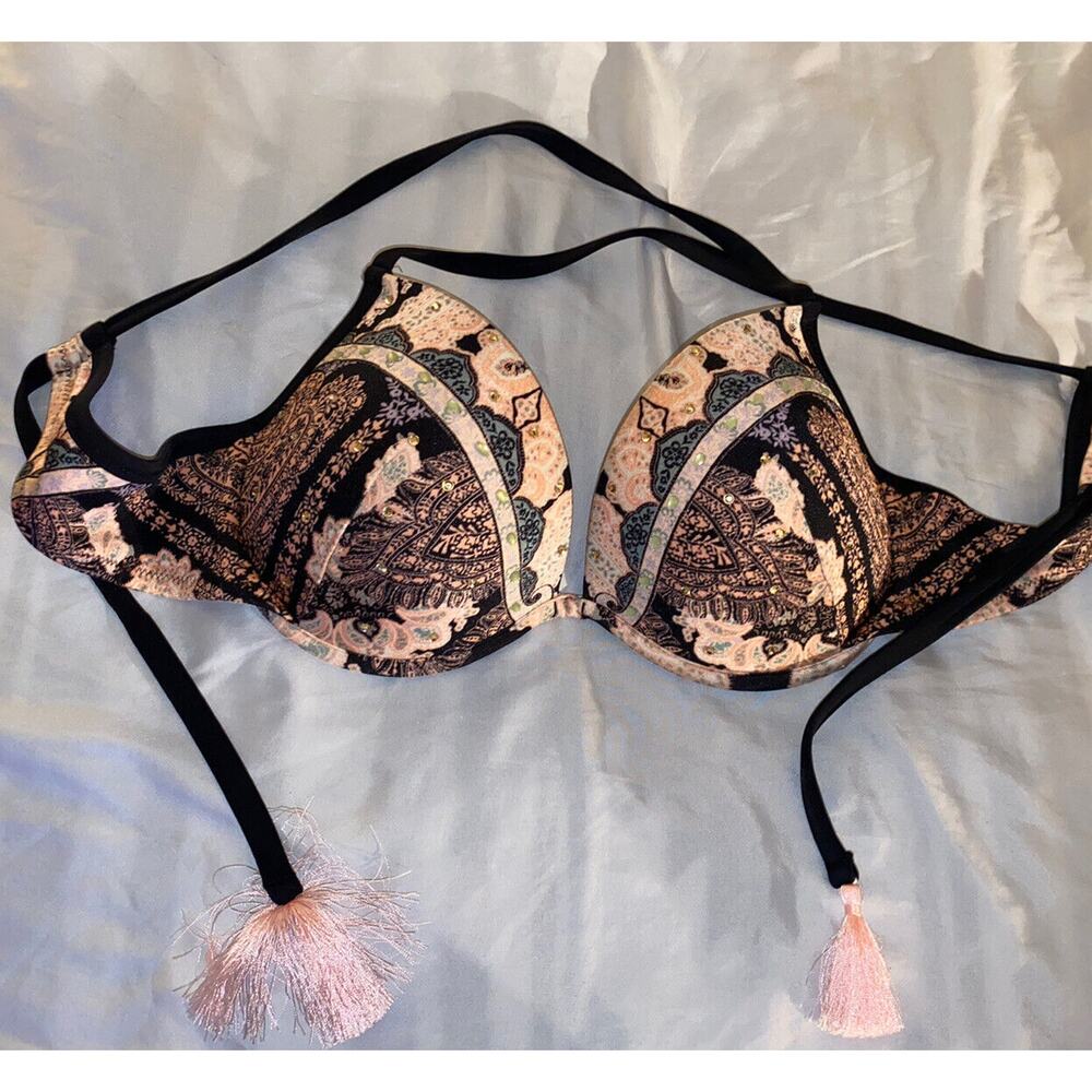 Victoria's Secret Bikini Top 36C The Fabulous Push-Up Swimsuit Top Only